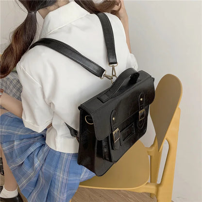 eybag Lolita JK Uniform Bag Harajuku Woman Girl Punk Lace Cross Shoulder Bags Handbag Y2K Crossbody Bags Transparent Tote 2024