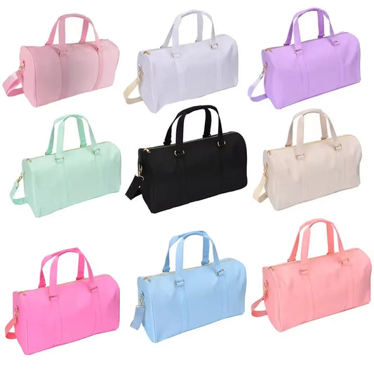 eybag 2024 New nylon Outdoor Travel Duffle Bag Fashion Waterproof Travel Crossbody Handbag Women Unisex Fitness Sport Shoulder Bag