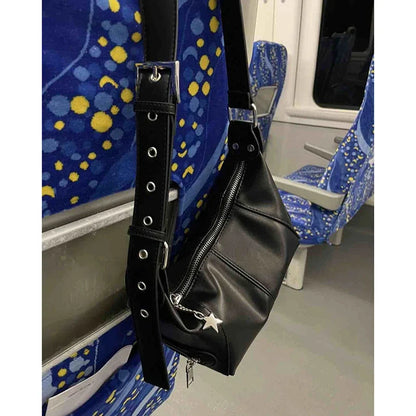 eybag Punk Women Shoulder Bags Fashion New Trend Moto Style Crossbody Bolsa Feminina Individuality Street Messenger Bag