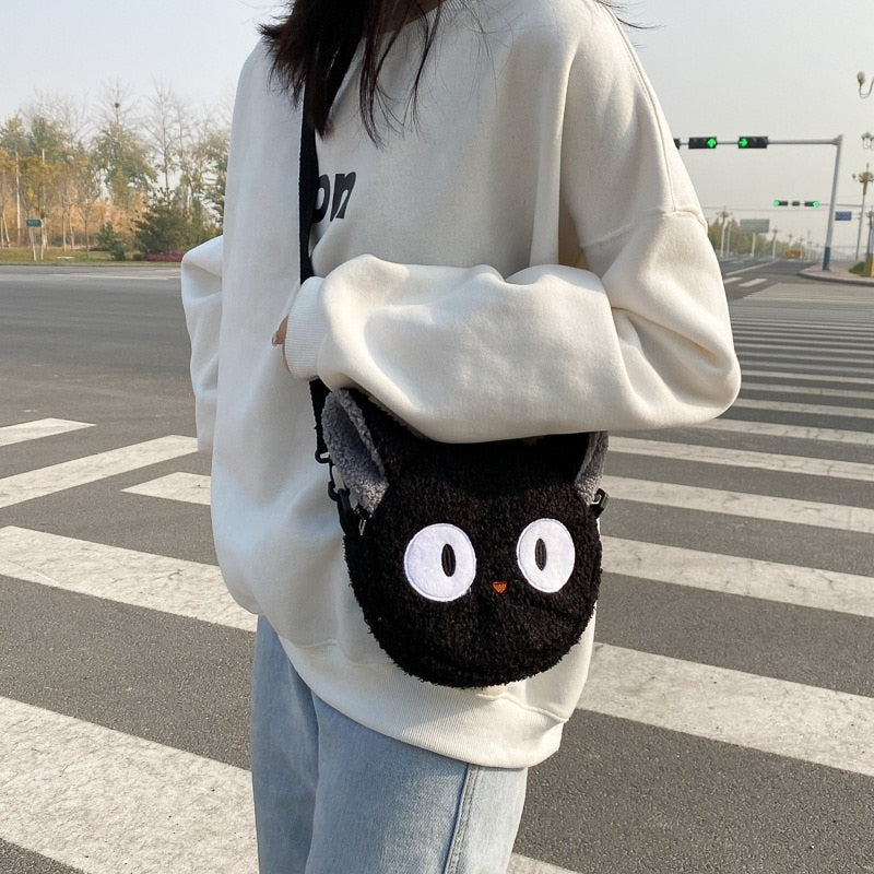 eybag Japanese Style Kawaii Bag Women Cartoon Plush Shoulder Bag for Women New Crossbody Bag Small Phone&Purse Bag Bolsa Feminina