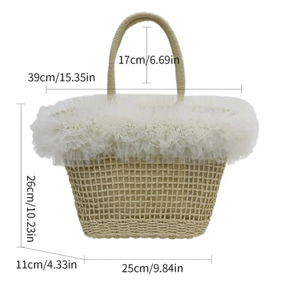 eybag Vintage Woven Straw Tote Shoulder Crossbody Bags Women Handbags and Purses New Design Ladies Messenger Bags High Quality