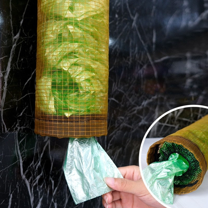 eybag Garbage Bag Storage Kitchen Garbage Organizer Plastic Bag Holder Organizing Hanging Garbage Collection Storage Bag