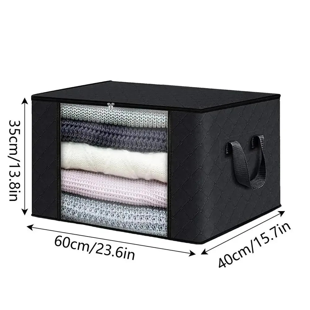 eybag Large Capacity Clothes Storage Bag Foldable Blanket Storage Containers for Organizing Bedroom Closet