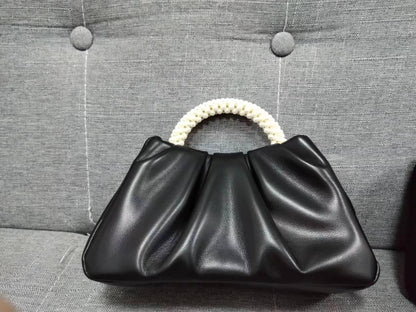 eybag Fashion Pearl Handle Women Dinner Clutch Purse Handbags Luxury Design Ladies Square Shoulder Bags Female Small Messenger Bag