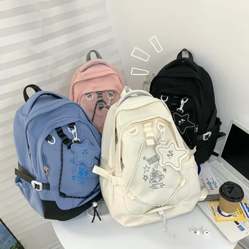 eybag Women's Backpack 2024 New Fashion Trend Oxford Textile Leisure Cute Student Style Large Capacity Women's Backpack