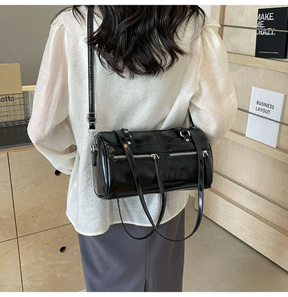 eybag Design PU Leather Shoulder Bag For Women 2024 Y2K Korean Fashion High Capacity Simple Underarm Bag Lady Handbags And Purses