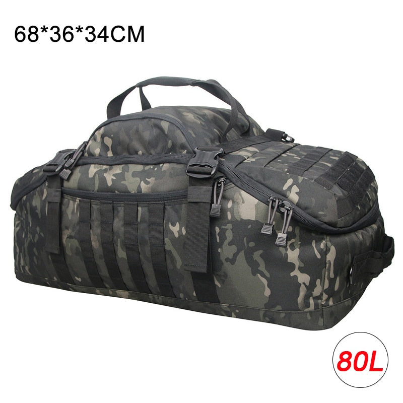 eybag 40L 60L 80L Men Army Sport Gym Bag Military Tactical Waterproof Backpack Molle Camping Backpacks Sports Travel Bags