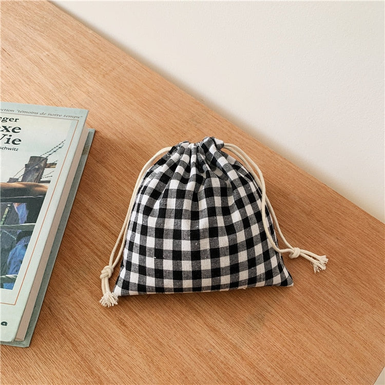 eybag Cute Small Coin Purse Drawstring Bag Handbags Woman Girl Kids Jewelry Lipstick Cosmetic Tote Rope Bags Storage Pouch String Bag