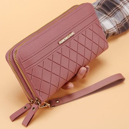 Long Women's Wallet Female Purses Tassel Coin Purse Card Holder Wallets Female Pu Leather Clutch Money Bag Pu Leather Wallet