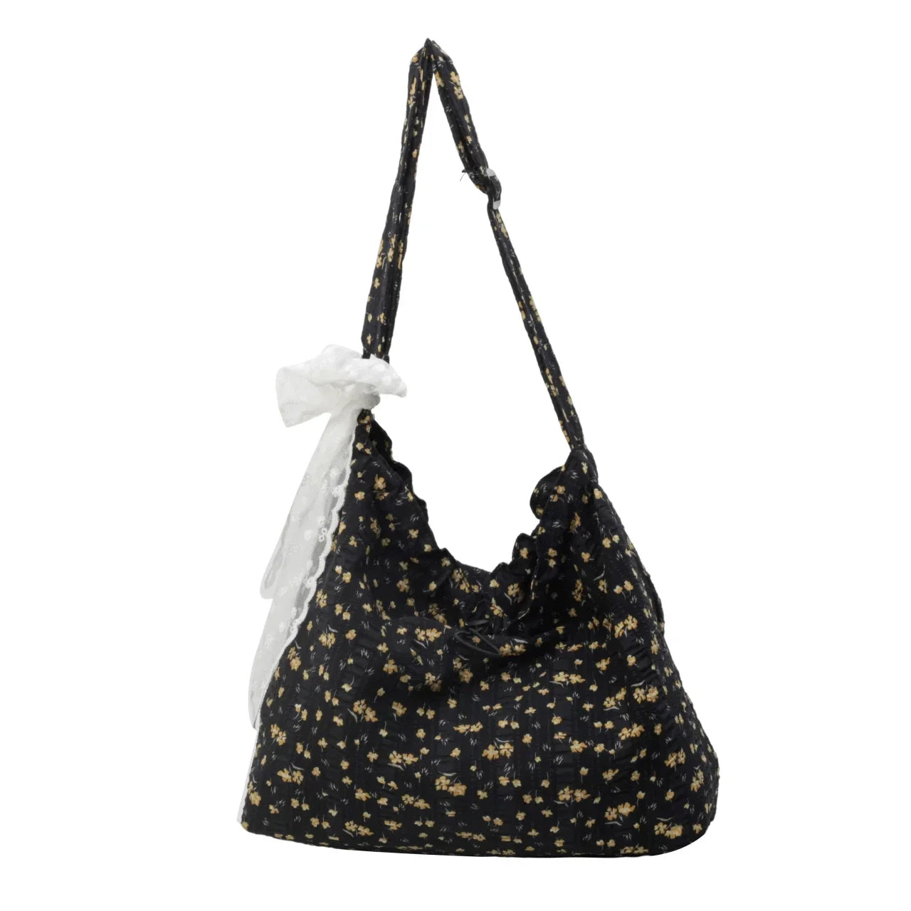 eybag White Floral Bucket Bag Tote: Perfect for Students and Trendsetters