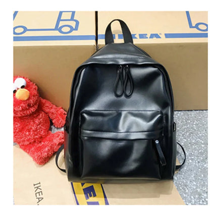 eybag Fashion Woman Backpack Large Capacity Leather Laptop Bagpack High Quality Book Schoolbag for Teenage Girls Student Mochila