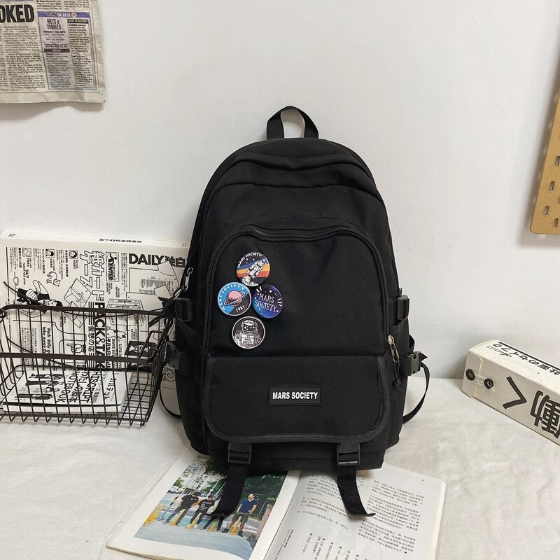 eybag New Casual Waterproof College Backpack Men Designer Book Bag Unisex Students Laptop Backpacks Canvas Student School Bags For Men