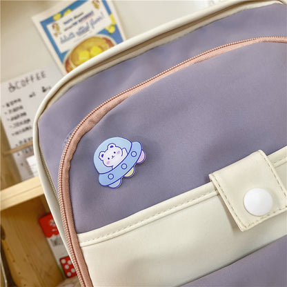 eybag Women Backpack Large Cute Female Multi-pocket Travel Bagpack Student Schoolbag for Teenage Girl Book Knapsack New Mochila 2022