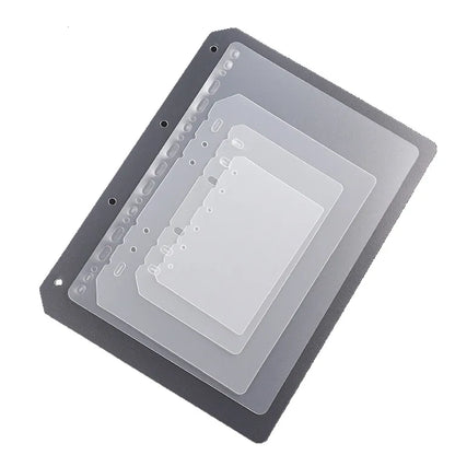 eybag A5 A6 A7 B5 A4 Loose-leaf Divider And Baffle PP Transparent Matte Loose-leaf Universal Notebook Divider Accessories