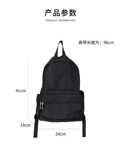 eybag Causal Women‘s Backpack Preppy Style Nylon Women Backpack Niche Design College School Backpack for Women Travel Girls Daypack