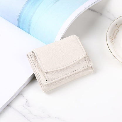 eybag New Women PU Leather Purses Female Cowhide Wallets Lady Small Coin Pocket Rfid Card Holder Mini Money Bag Portable Clutch