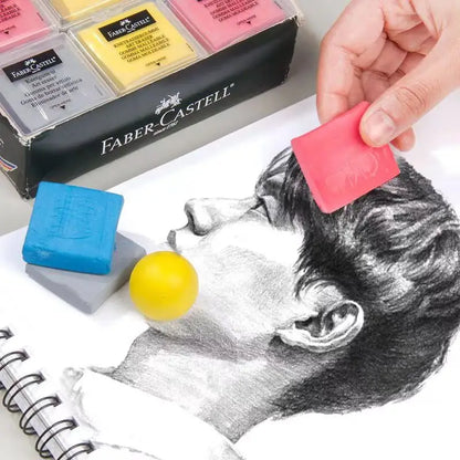 eybag Solid Color Plasticity Rubber Eraser Soft Sketch Wipe Highlight Kneaded Erasers School Art Painting Supplies Student Stationery