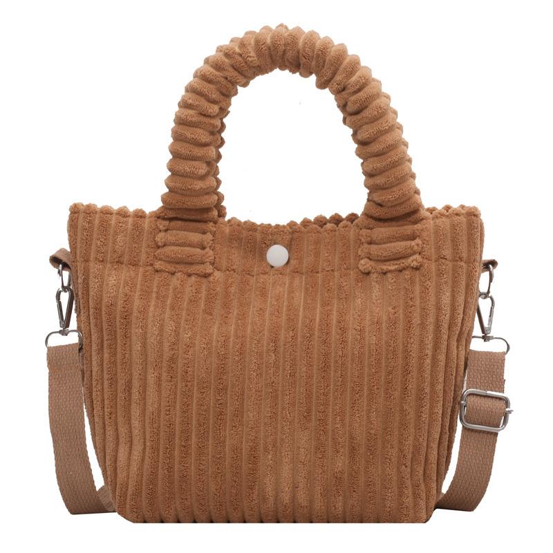 eybag Corduroy Women's Bag Autumn Winter New Soft Handbags Cute Totes Fashion Casual Female Crossbody Shoulder Tote Bags for Women