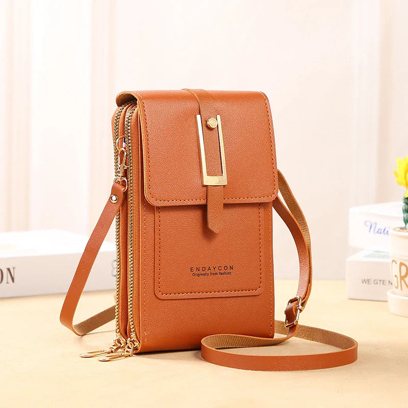 eybag PU Women Bags Soft Leather Wallets Touch Screen Cell Phone Purse Crossbody Shoulder Strap Handbag for Female Cheap Women's Bags