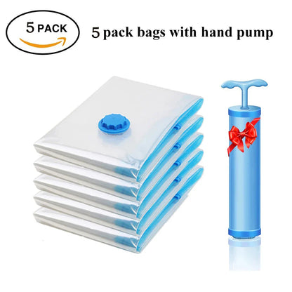 eybag Vacuum Storage Bags Wardrobe Organizer Vacuum Seal Bag Space Saving Bags for Clothes Pillow Bedding Blanket Packaging Storager