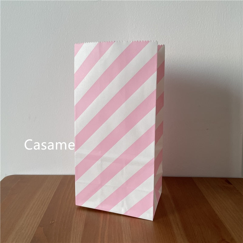 eybag New paper bag mini Stand up Colorful Polka Dot  Bags 18x9x6cm Favor  Open Top Gift Packing paper Treat gift Bag wholesale