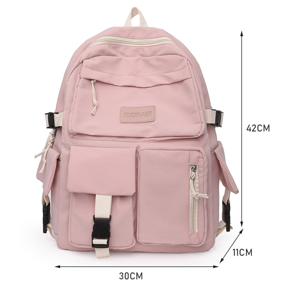 eybag Japanese Girls Aesthetic Backpack Cute School Bags For Student Teens Girls Pockets Kawaii Women Laptop Backpack Harajuku Mochila