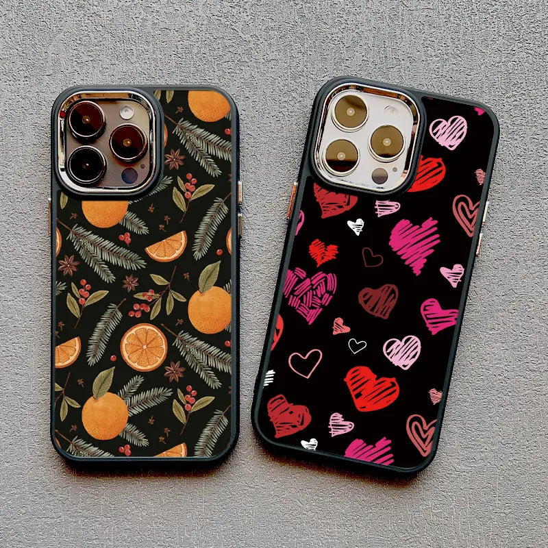 eybag Various Flowers Leaves Phone Case For iPhone 15 14 Pro Max 12 13 Pro Max 11 XR XS X 7 8 14 Plus Luxury Shockproof Soft Cover