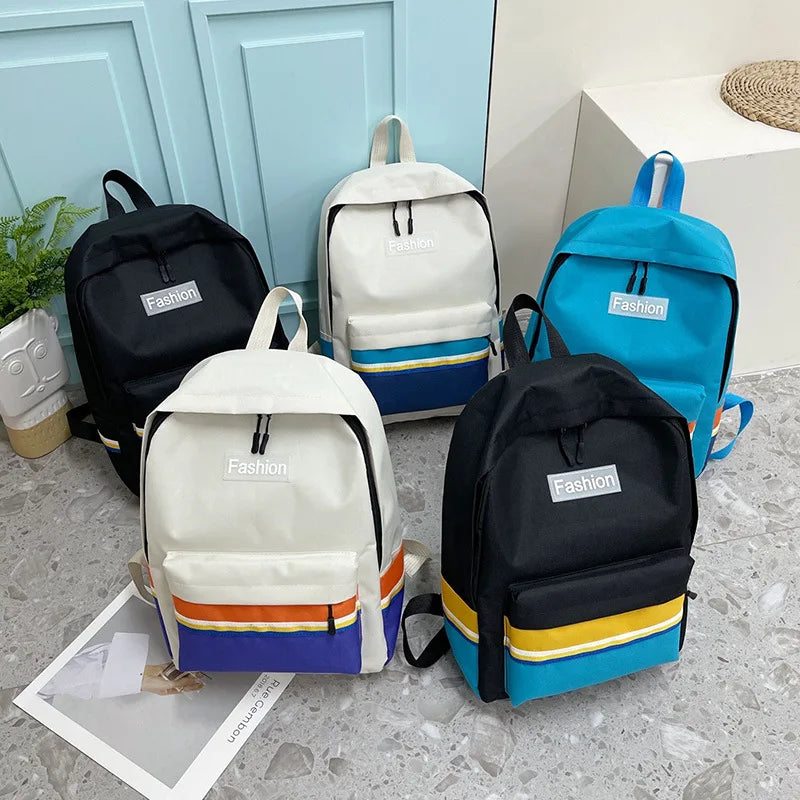 eybag Waterproof Youth School Bag Nylon Canvas Versatile Backpack Fashion Girls Backpack Female Shoulder High School School