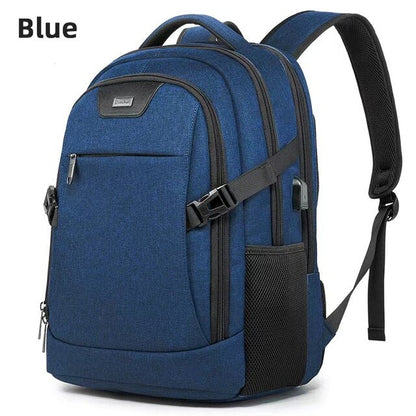 eybag New Fashion Water Resistant Business Backpack For Men Travel Notebook Laptop Backpack Bags USB Charger Male Mochila