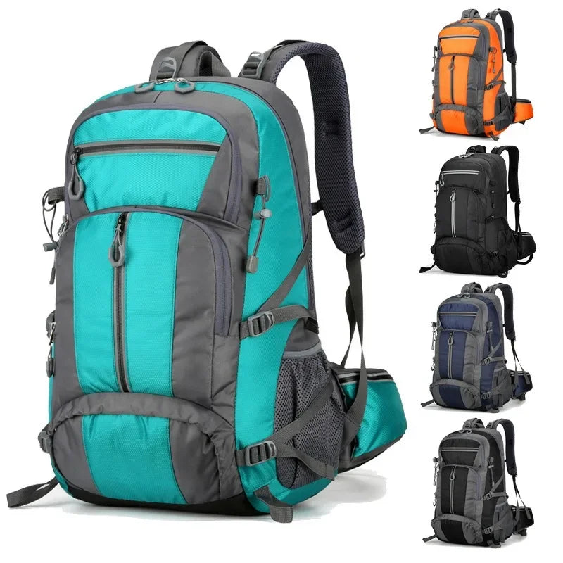 eybag Large-capacity Waterproof Wear-resistant Reflective Strip Travel Backpack Outdoor Hiking Skiing Mountaineering Sports Backpacks