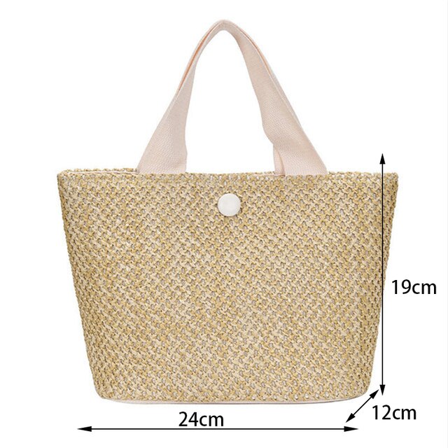 Lkblock New Half Round Straw Bags for Women Summer Beach Rattan Bag Handmade Woven Half Moon Crossbody Handbags Bohemia