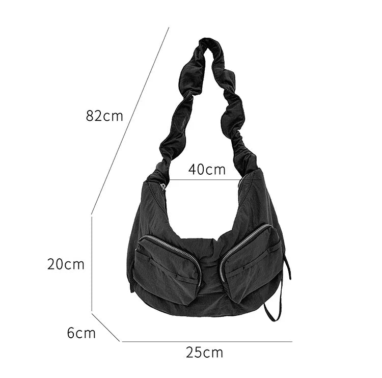 eybag Sweet Girls Nylon Shoulder Women Bag Korean Niche Design Summer Travel Beach Bag Female Totes Bags for Women Handbag