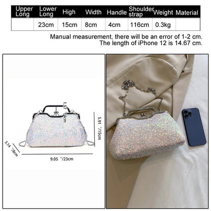 eybag Shining Crossbody Bags For Women Sequined Women's Bag Female Purses Luxury Lady Party Wedding HandBag Fashion Evening Clutch bag