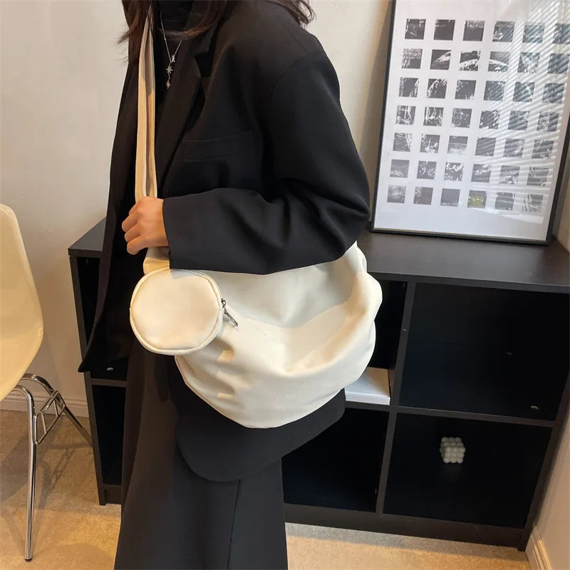 eybag Shopper Bags For Women Trend 2024 Cross Body Tote Bag Casual Nylon Women's Shoulder Bag Korean Popular Luxury Designer Techwear