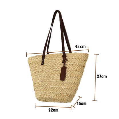 eybag Summer Beach Bag For Women New Tote Shoulder Woven Straw Large Shopping Party Braided Travel Simple Fashion Luxury Handbags