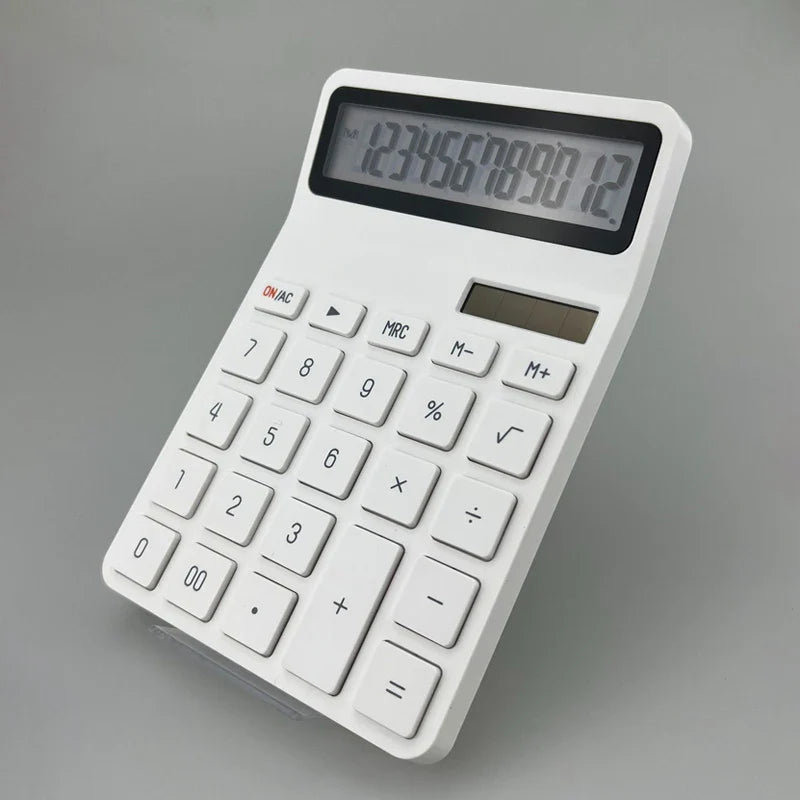 eybag Solar Calculator with Dual Power Supply, 12 Digits, Electronic Calculator, Home, Office, School, Financial, accounting Tools