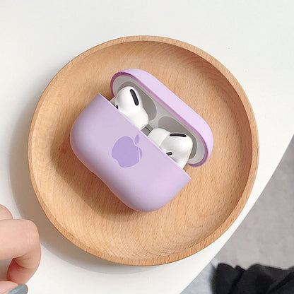 eybag Cute Solid Color Earphone Case For AirPods Pro 3 2 1 Cases Hard PC Luxury Matte Texture Protective Cover for airpod case