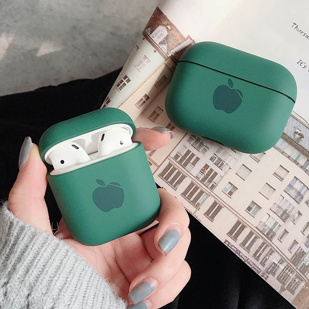 eybag Cute Solid Color Earphone Case For AirPods Pro 3 2 1 Cases Hard PC Luxury Matte Texture Protective Cover for airpod case