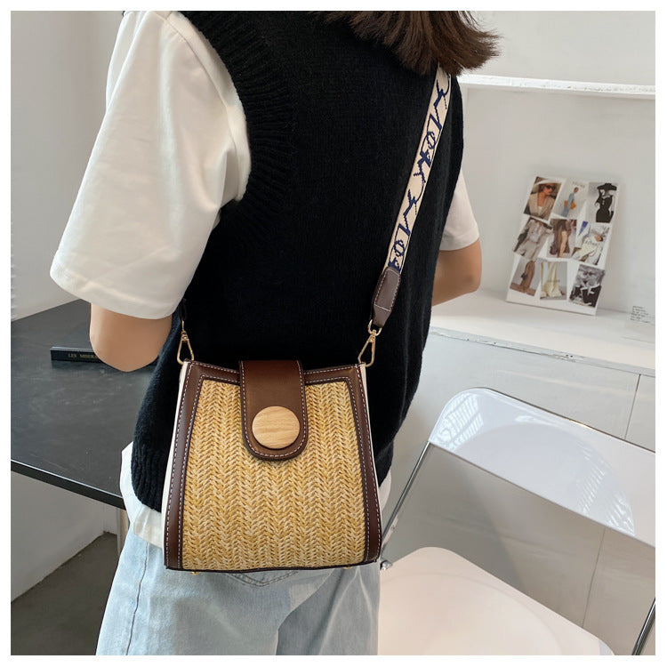 eybag Small Pu Straw Cover Crossbody and Shoulder Bags for Women 2022 Lace Fashion Messenger Bag New Designer Luxury High-capacity