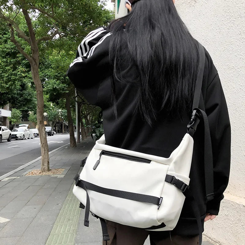 eybag Japanese Harajuku Crossbody Bags For Women Cool Fashion Big Nylon Bag Collage School Bags For Teenage Girls Shoulder Bag Hobos