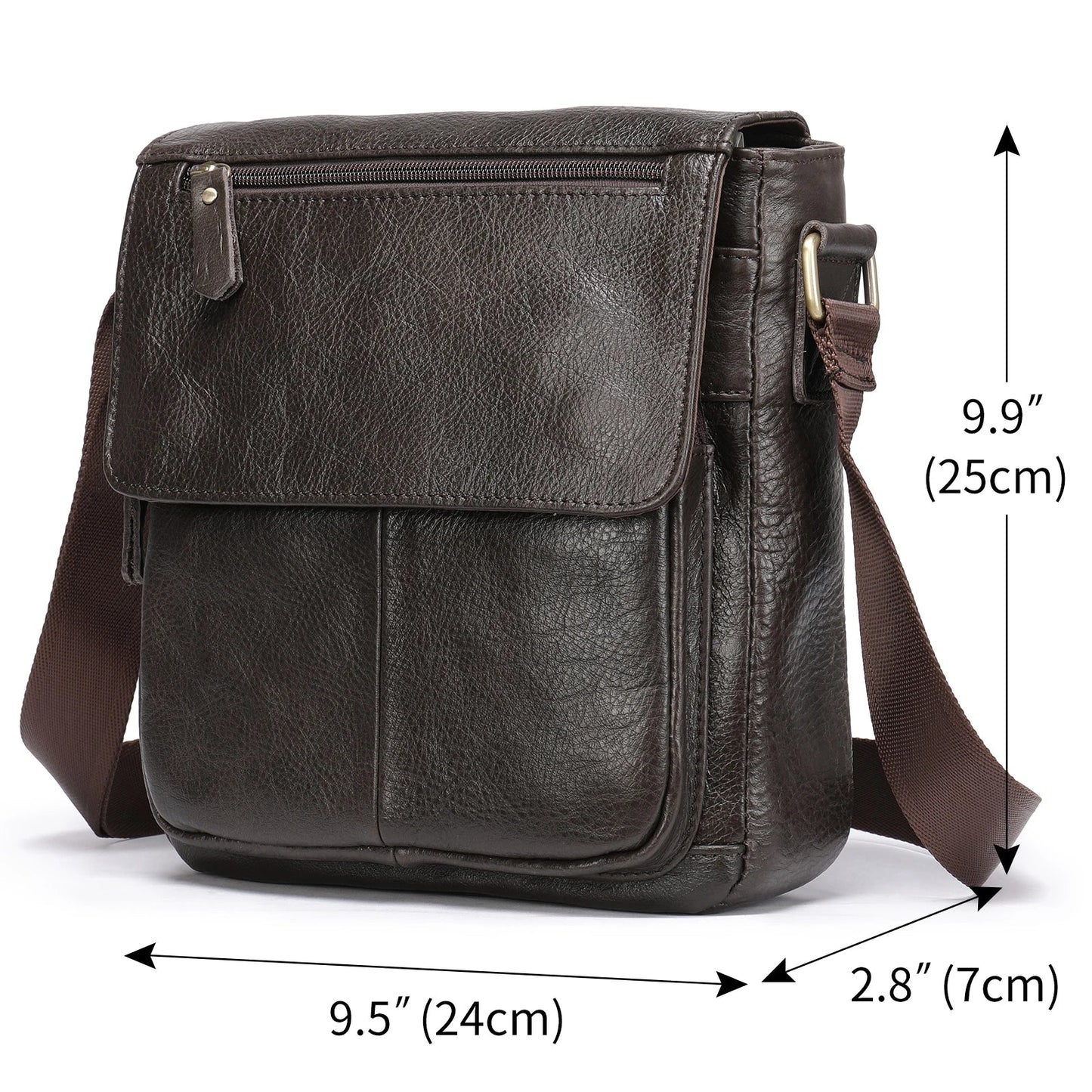 eybag Fashion New Genuine Leather Men Handbags Men's Leather Shoulder Bag Casual Office Messenger Bags Fashion Crossbody Bag