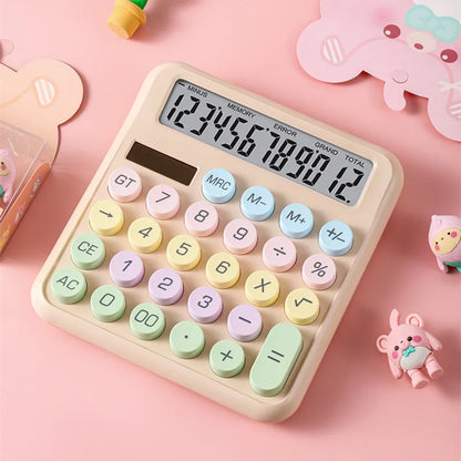 eybag Dopamine Candy Colored Desktop Calculator, High Beauty, Office, School, Student Stationery, Cute, Kawaii