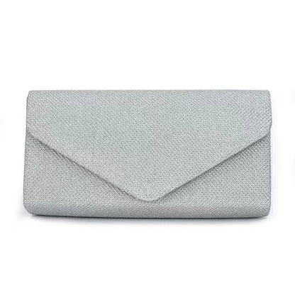 Lkblock Fashion Ladies Glitter Evening Satin Bridal Clutch Diamond Bag Womens Wedding Party Prom Envelope Handbag Party Banquet Bags