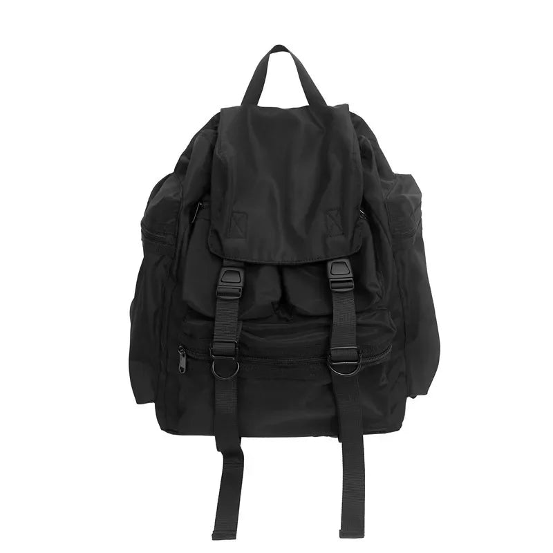 eybag High Capacity Backpack Vintage Trendy Simple Solid Rucksacks Men Women Outdoors Casual Students Backpacks