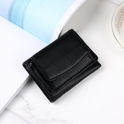 eybag New Women PU Leather Purses Female Cowhide Wallets Lady Small Coin Pocket Rfid Card Holder Mini Money Bag Portable Clutch