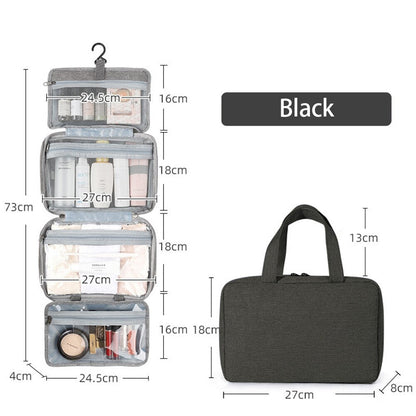 eybag Portable Travel Storage Bag for Women Cosmetic Toiletry Underwear Organizer Bag Waterproof Large Makeup Suitcase Make Up Bags