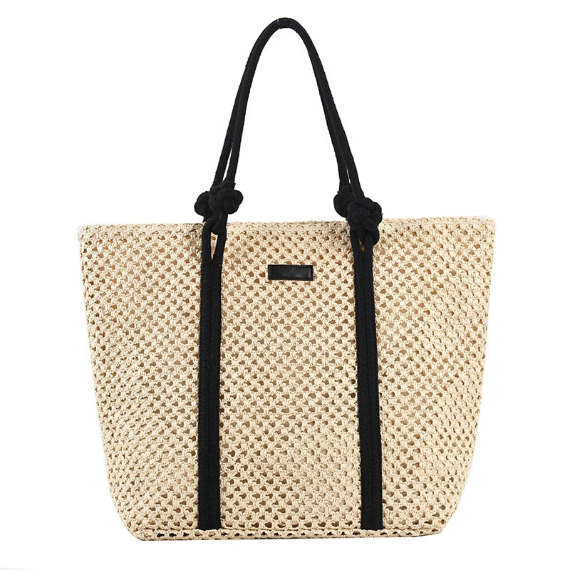 eybag Summer Straw Bags for Women Big Handmade Beach Bags Rattan Woven Handbags Travel Shopper Casual Resort Style Shoulder Bags