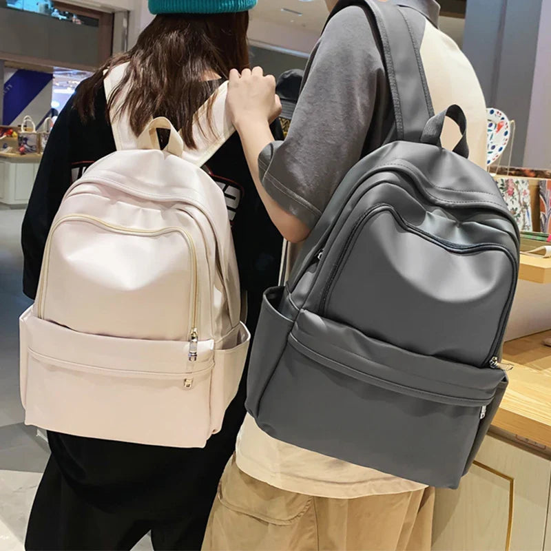 eybag Woman Backpack New Leather Rucksack Women's Knapsack Travel Bagpacks School Bags for Teenage Girls Boys Mochila Back Pack