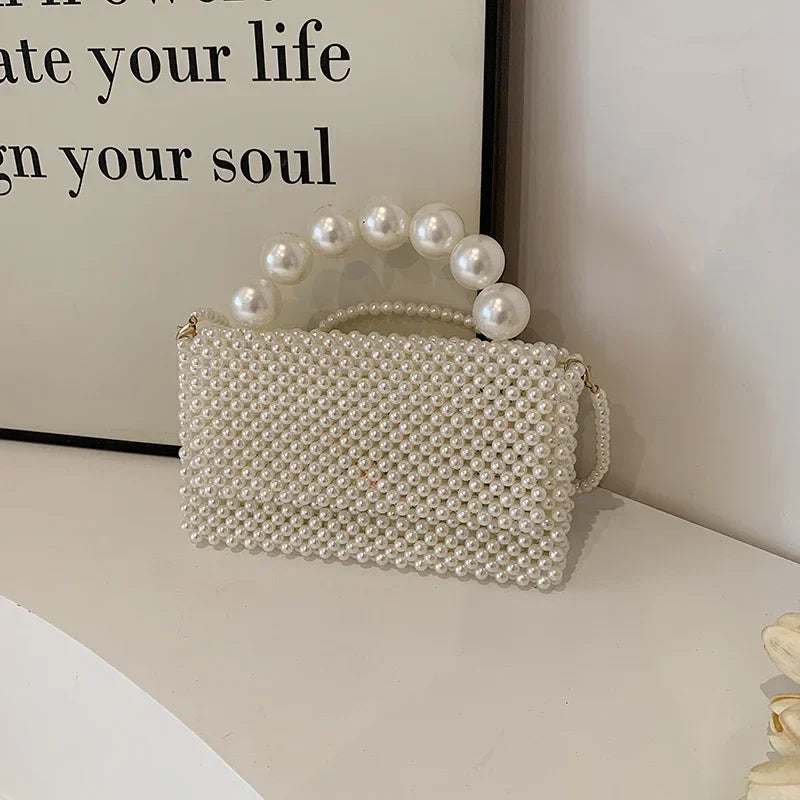 eybag Chic Everyday Pearl Weave Tote Bags