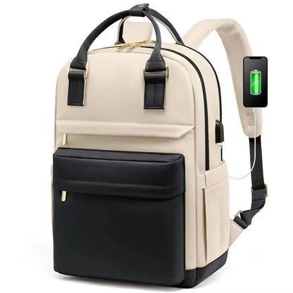 eybag 14 15 Inch Laptop Backpack with USB Charging Port,Tear Resistant Business Backpack for Travel, Casual Daypack for Men Women